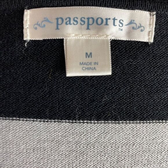NWT Passports Long Sweater Size M - Picture 9 of 10
